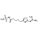 CAS#: 106433-44-7， 3-[({2-[(Diaminomethylene)Amino]-1,3-Thiazol-4-Yl}Methyl)Sulfanyl]-N-Sulfamoylpropanamide