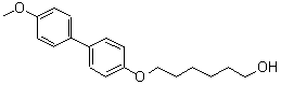 结构式 CAS# 106869-53-8, 6-[(4'-甲氧基-4-联苯基)氧基]-1-己醇