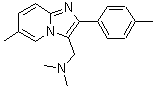 CAS#: 106961-33-5， N,N-Dimethyl-1-[6-Methyl-2-(p-Tolyl)Imidazo[3,2-a]Pyridin-3-Yl]Methanamine