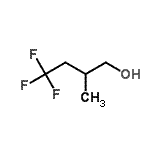 structure of CAS# 107103-95-7, 4,4,4-Trifluoro-2-Methyl-1-Butanol;2-Methyl-4,4,4-trifluorobutan-1-ol;2-Methyl-4,4,4-trifluorobutan-1-ol;2-Methyl-4,4,4-trifluorobutanol