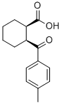 结构式 CAS# 107147-13-7, (1R,2S)-2-(4-甲基苯甲酰)环己烷-1-羧酸酯