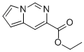 structure of CAS# 107407-80-7, Ethyl Pyrrolo[1,2-c]Pyrimidine-3-Carboxylate;3-Pyrrolo[2,1-F]Pyrimidinecarboxylic Acid Ethyl Ester;Pyrrolo[2,1-F]Pyrimidine-3-Carboxylic Acid Ethyl Ester;Zinc00167694