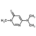 CAS 登录号：1075-43-0， 6-(二甲基氨基)-3-甲基-4(3H)-嘧啶硫酮