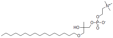 CAS#: 107560-67-8， (3-Hexadecoxy-2-Hydroxy-2-Methylpropyl) 2-Trimethylazaniumylethyl Phosphate