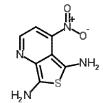 CAS#: 107586-87-8， 4-Nitrothieno[3,4-b]Pyridine-5,7-Diamine