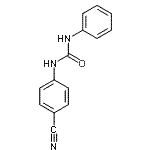 structure of CAS# 107676-58-4, 1-(4-Cyanophenyl)-3-Phenylurea;1-(4-cyanophenyl)-3-phenylurea;MFCD00029579;N-(4-cyanophenyl)(phenylamino)carboxamide