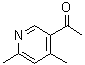 structure of CAS# 108028-67-7, 1-(4,6-Dimethyl-3-Pyridinyl)Ethanone;1-(4,6-dimethylpyridin-3-yl)ethanone