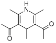结构式 CAS# 1081-09-0, 1-(5-乙酰基-2,4,6-三甲基-1,4-二氢吡啶-3-基)乙酮