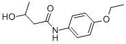 structure of CAS# 1083-57-4, Bucetin;N-(4-Ethoxyphenyl)-3-Hydroxy-Butanamide;N-(4-Ethoxyphenyl)-3-Hydroxy-Butyramide;Bucetina [Inn-Spanish]