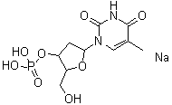 CAS#: 108320-91-8， 2'-DeoxythyMidine-3'-Monophosphate disodium salt