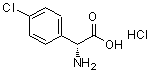 structure of CAS# 108392-76-3, (2R)-Amino(4-Chlorophenyl)Acetic Acid Hydrochloride (1:1);(R)-Amino-(4-chloro-phenyl)-acetic acid hydrochloride;D-4-Chlorophenylglycine HCl;D-4-Chlorophenylglycine hydrochloride