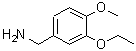structure of CAS# 108439-67-4, 1-(3-Ethoxy-4-Methoxyphenyl)Methanamine;(3-ethoxy-4-methoxybenzyl)amine;(3-ethoxy-4-methoxyphenyl)methanamine;(3-ethoxy-4-methoxyphenyl)methylamine