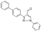 结构式 CAS# 108446-64-6, 3-[1,1'-联苯]-4-基-1-苯基-1H-吡唑-4-甲醛