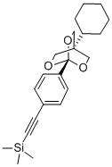 CAS#: 108614-08-0， 4-Cyclohexyl-1-[4-[2-(Trimethylsilyl)Ethynyl]Phenyl]-2,6,7-Trioxabicyclo[2.2.2]Octane