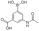 结构式 CAS# 108749-15-1, 3-乙酰氨基-5-硼酸基-苯甲酸