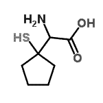CAS#: 108895-85-8， Amino(1-Sulfanylcyclopentyl)Acetic Acid