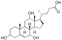 CAS#: 108906-88-3， (4R)-4-[(3S,7S,8R,9S,10R,12S,13R,14S,17R)-3,7,12-Trihydroxy-10,13-Dimethyl-2,3,4,7,8,9,11,12,14,15,16,17-Dodecahydro-1H-Cyclopenta[a]Phenanthren-17-Yl]Pentanoic Acid