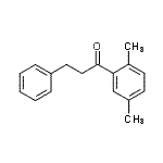 structure of CAS# 108976-70-1, 1-(2,5-Dimethylphenyl)-3-Phenyl-1-Propanone;2',5'-dimethyl-3-phenylpropiophenone