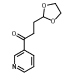 CAS#: 109065-57-8， 3-(1,3-Dioxolan-2-Yl)-1-(3-Pyridinyl)-1-Propanone