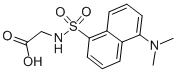 结构式 CAS# 1091-85-6, 2-[(5-二甲基氨基萘-1-基)磺酰基氨基]乙酸