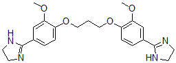 CAS#: 109444-03-3， 2-[4-[3-[4-(4,5-Dihydro-1H-Imidazol-2-Yl)-2-Methoxyphenoxy]Propoxy]-3-Methoxyphenyl]-4,5-Dihydro-1H-Imidazole