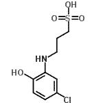 CAS#: 109622-41-5， 3-[(5-Chloro-2-Hydroxyphenyl)Amino]-1-Propanesulfonic Acid
