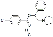 CAS#: 109936-63-2， (1-Phenyl-2-Pyrrolidin-1-Ylethyl) 4-Chlorobenzoate Hydrochloride