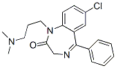 CAS#: 1100-25-0， 7-Chloro-1-(3-Dimethylaminopropyl)-5-Phenyl-3H-1,4-Benzodiazepin-2-One
