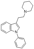 CAS 登录号：110331-76-5， 1-苯基-3-(2-哌啶-1-基乙基)吲哚