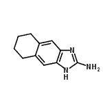 CAS 登录号：110422-95-2， 5,6,7,8-四氢-1H-萘并[2,3-d]咪唑-2-胺
