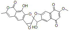CAS#: 11048-91-2， 1'a,9'b-Dihydro-3,4,4',9-Tetrahydroxy-7-Methoxy-7'-Methylspiro[Naphtho[2,3-B]Furan-2(3H),2'(5'H)-Oxireno[D]Benzo[1,2-b:5,4-c']Dipyran]-5,5',8-Trione