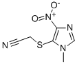 CAS#: 110579-01-6， 2-(3-Methyl-5-Nitroimidazol-4-Yl)Sulfanylacetonitrile