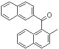 structure of CAS# 110876-52-3, (2-Methyl-1-Naphthyl)(2-Naphthyl)Methanone;2-Methyl-1,2'-dinaphthyl Ketone;2-METHYL-1,2-DINAPHTHYLKETONE
