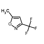 structure of CAS# 111079-03-9, 5-Methyl-3-(Trifluoromethyl)-1,2-Oxazole;5-methyl-3-(trifluoromethyl)isoxazole;ZINC04137189