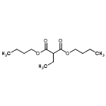 structure of CAS# 1113-92-4, Dibutyl Ethylmalonate;Dibutyl 2-ethylmalonate #;Ethylpropanedioic acid dibutyl ester
