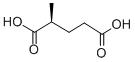 structure of CAS# 1115-82-8, (2S)-2-Methyl-Pentanedioic Acid;(S)-(-)-2-METHYLGLUTARIC ACID 98+%;(S)-(+)-2-METHYLPENTANEDIOIC ACID;(2S)-2-Methylpentanedioic Acid
