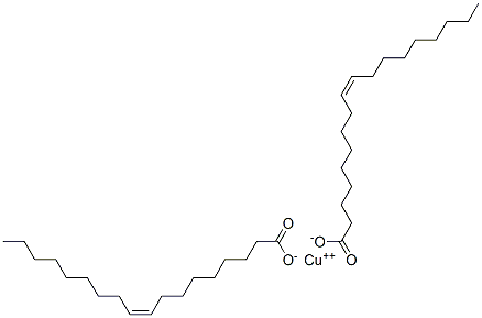 structure of CAS# 1120-44-1, Copper (Z)-Octadec-9-Enoate;Cupric (Z)-Octadec-9-Enoate;9-Octadecenoic Acid (9Z)-, Copper(2+) Salt;9-Octadecenoic Acid (Z)-, Copper(2+) Salt (9Ci)