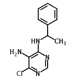 CAS 登录号：112088-62-7， 6-氯-N<sup>4</sup>-(1-苯基乙基)-4,5-嘧啶二胺