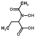 CAS#: 112240-09-2， 2-[Acetyl(Hydroxy)Amino]Butanoic Acid