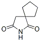 structure of CAS# 1124-95-4, 8-Azaspiro[4.4]Nonane-7,9-Dione;8-Azaspiro[4.4]Nonane-7,9-Quinone;Zinc04205051;Bb_Sc-4731