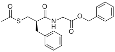 CAS#: 112573-72-5， Phenylmethyl 2-[[(2R)-2-(Acetylsulfanylmethyl)-3-Phenylpropanoyl]Amino]Acetate