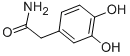 structure of CAS# 1129-53-9, 3,4-Dihydroxyphenylacetamide;2-(3,4-Dihydroxyphenyl)Ethanamide