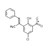 CAS#: 112932-66-8， 4-Chloro-2-Nitro-6-[(1E)-N-Phenylethanimidoyl]Phenol
