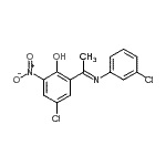 CAS#: 112932-74-8， 4-Chloro-2-[(1E)-N-(3-Chlorophenyl)Ethanimidoyl]-6-Nitrophenol