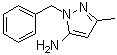 结构式 CAS# 1134-82-3, 1-苄基-3-甲基-1H-吡唑-5-胺