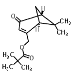 CAS 登录号：113473-32-8， [(1S,5R)-6,6-二甲基-4-氧代双环[3.1.1]庚-2-烯-2-基]甲基特戊酸酯