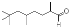 structure of CAS# 114119-97-0, 2,5,7,7-Tetramethyloctanal;MFCD00239348