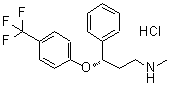 structure of CAS# 114247-06-2, (3S)-N-Methyl-3-Phenyl-3-[4-(Trifluoromethyl)Phenoxy]-1-Propanamine Hydrochloride (1:1);(S)-3[4(T<wbr>rifluorom<wbr>ethyl)phe<wbr>noxy]-N-m<wbr>ethyl-3-p<wbr>henylprop<wbr>an-1-amin<wbr>e hydroch<wbr>loride;(S)-Fluoxetine Hydrochloride;S-(+)-Fluoxetine hydrochloride