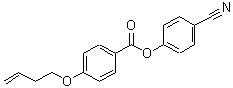 structure of CAS# 114482-57-4, 4-Cyanophenyl 4-(3-Buten-1-Yloxy)Benzoate;4-Cyanophenyl 4-(3-butenyloxy)benzoate #