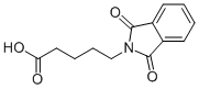 structure of CAS# 1147-76-8, 1,3-Dihydro-1,3-Dioxo-2H-Isoindole-2-Pentanoic Acid;5-(1,3-DIOXO-1,3-DIHYDRO-ISOINDOL-2-YL)-PENTANOIC ACID;5-PHTHALIMIDO PENTANOIC ACID
